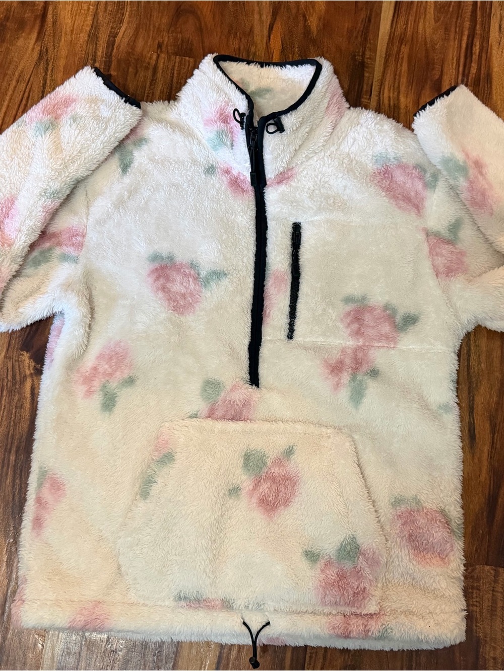 PINK Victoria's Secret Cream and Plush pull over
